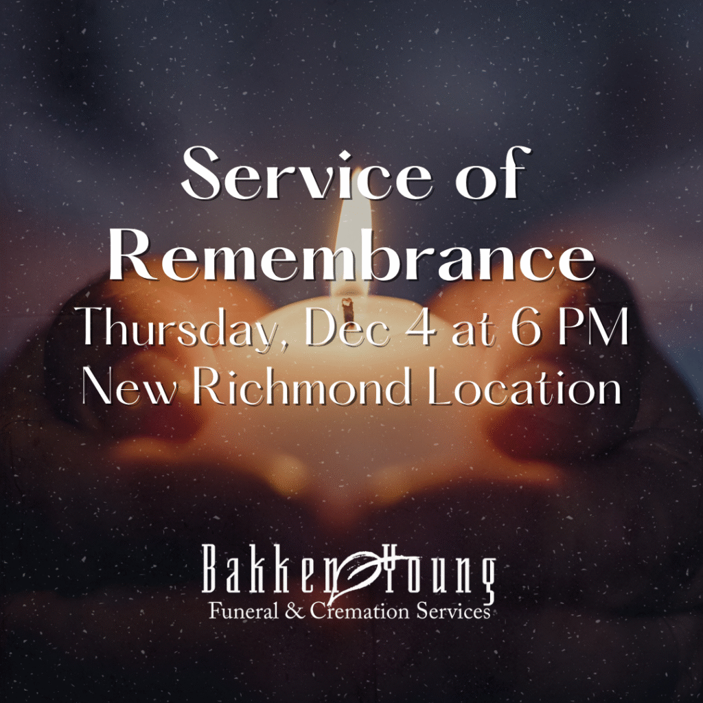 Service of Remembrance - New Richmond