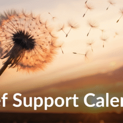 2026 Grief Support Calendar, Jan-June 2026